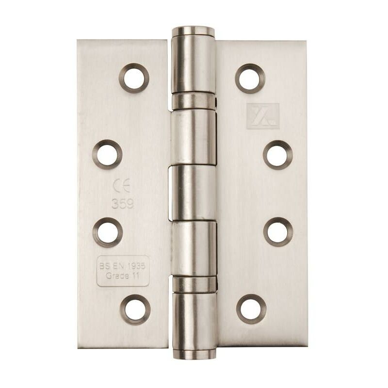Dale Hardware - 4' x 3' Butt Hinges - Satin Chrome Plated - 24 Pieces
