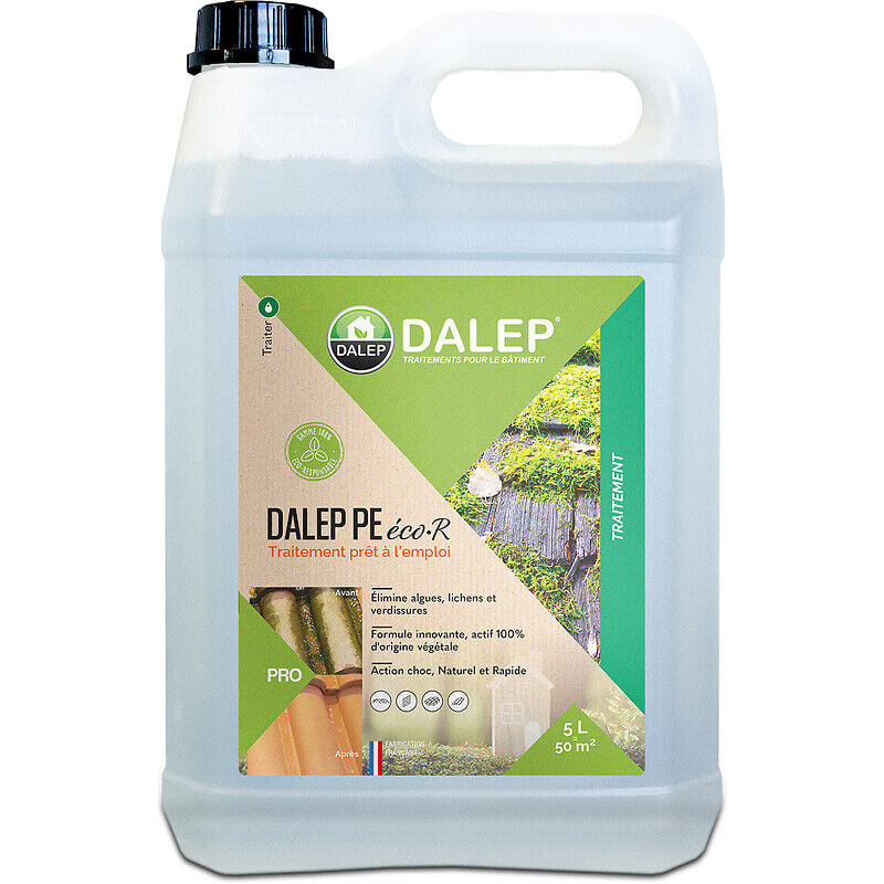 Traitement fongicide prêt à l'emploi Dalep pe éco.R 100% biosourcée et d'origine végétale bidon 5l Dalep