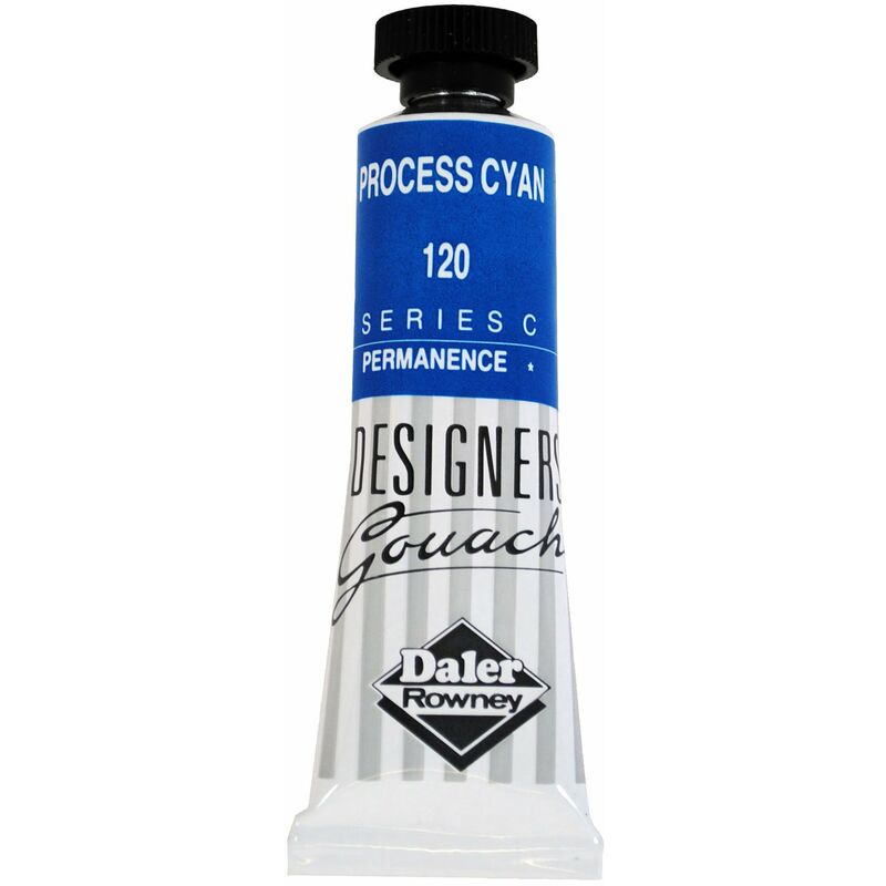 Daler-Rowney 136005120 Designers' Gouache Paint 15ml Process Cyan