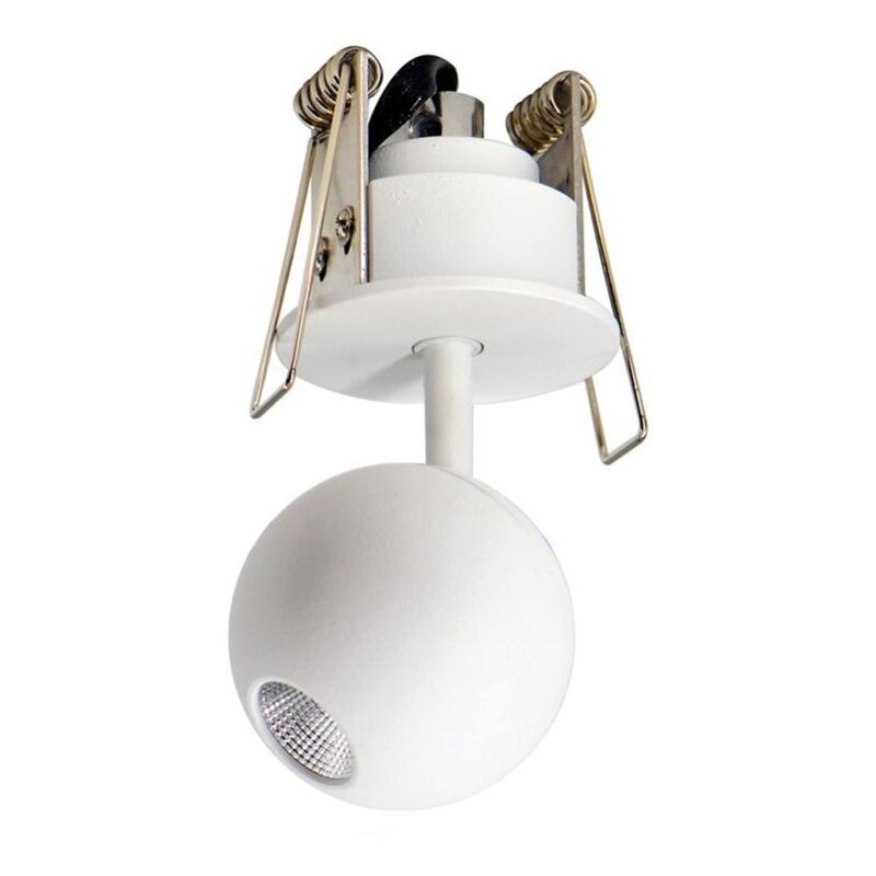 Larissa Lighting - Spot led Orientable D45 4,5W Blanc Sablé zambelis - Blanc chaud - 3000K Larissa Lighting - Spot led Orientable D45 4,5W Blanc Sablé zambelis - Blanc chaud - 3000K