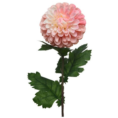 DALIA DECORATIVA ROSA H75CM