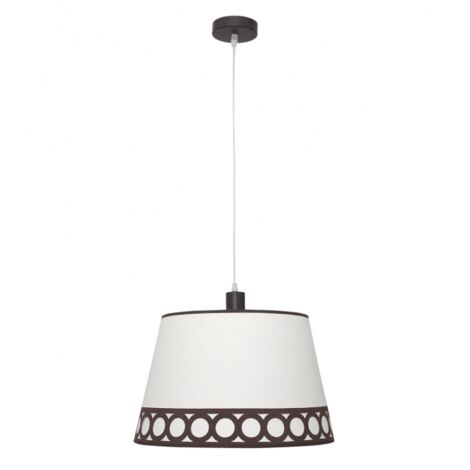Dalia Hängeleuchte 1xe27 Beige/Braun de FABRILAMP.