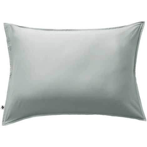 DALIA - Taie d'Oreiller 50x70cm 100 % Viscose de Bambou Vert d'Eau