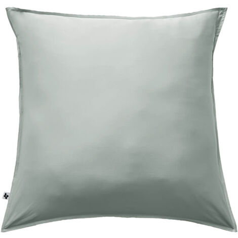 DALIA - Taie d'Oreiller 63x63cm 100 % Viscose de Bambou Vert d'Eau