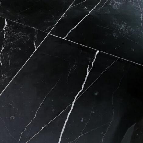 Dallage Marbre Noir Algora Black 60x60cm - Vendu par lot de 1.08 m² - Noir