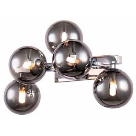 Dallas Aplique Cromo, 5 Luces, G9
