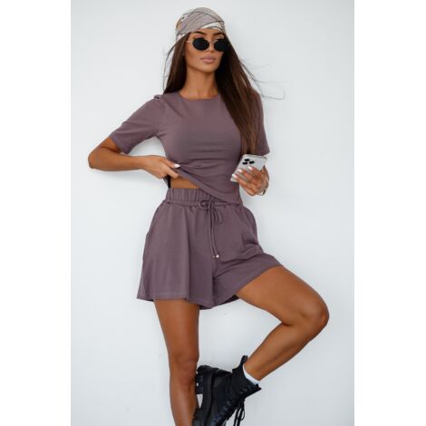 DALLAS Set Mocca Shorts XS/S