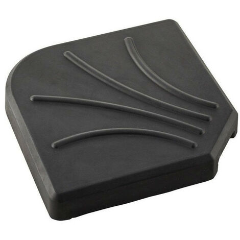 Dalle 25 kg pour pied de parasol en croix Hespéride noir - Noir