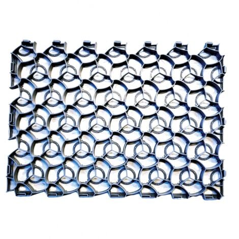 Dalle alvéolée Gazon ou Gravier - Ecolat- 80 x 60 x 4 cm - Gris anthracite