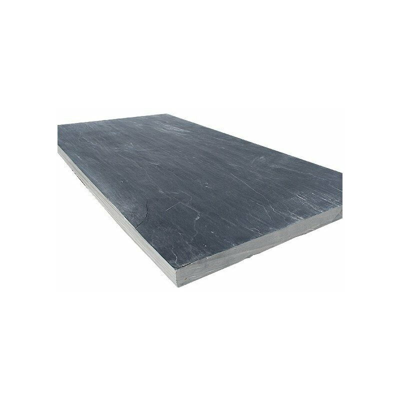 King Matériaux - Dalle ardoise rectangulaire - 100x30cm - Lot de 5