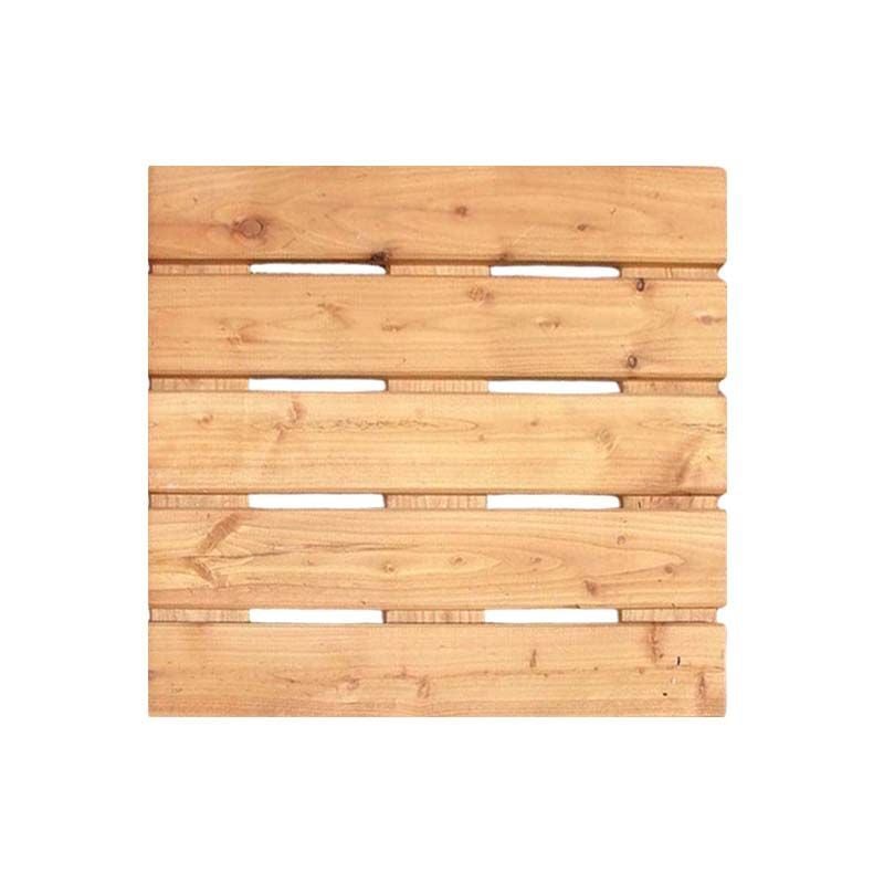 Robin Hood - Dalle de jardin en mélèze huilé 50 x 50 cm