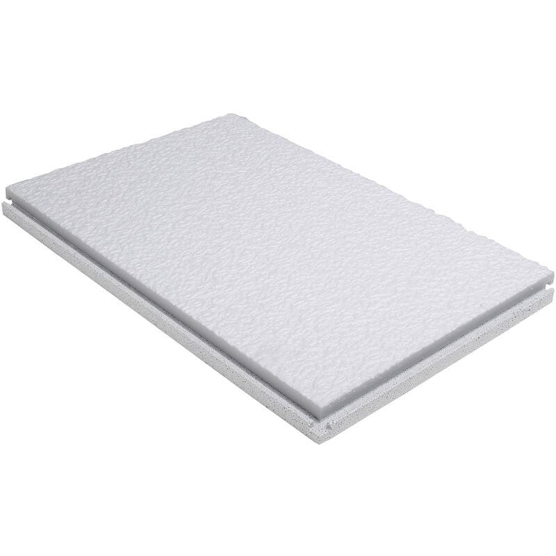 Dalle de plafond isolante emboîtable Economie d'énergie - polystyrène - blanc -épaisseur 3 cm - 58 x 38 x 3cm - 2 sach. ( 1,8 m2) - Blanc - Climapor