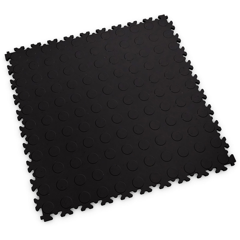 Dalle emboîtable pour garage Fortelock 2040 eco 'Pastille Noir' - 50 x 50 cm (4 dalles = 1 m²)
