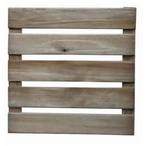 Dalle en bois 40 x 40 cm – Épaisseur 24 mm – Densité 530 kg/m³ – Résistante aux termites et champignons – Qfplus