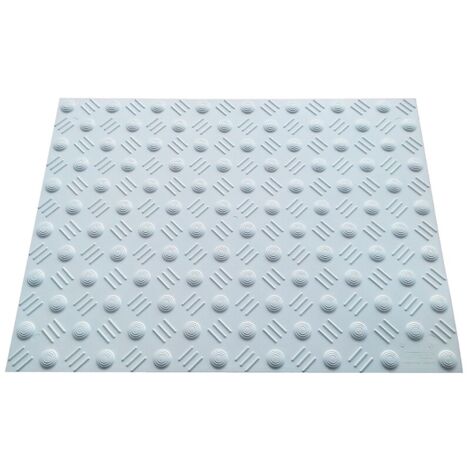 DALLE EXT.P/VOIRIE PODOTACTILE GRIS 405X590MM RIGIDE A VISSER