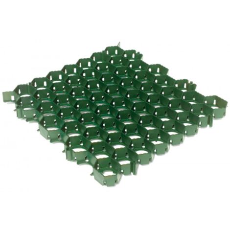 Dalle gazon PP 100% recyclé 50 x 50 cm - Vert foncé