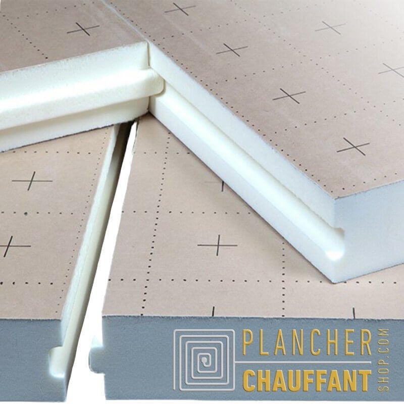 Recticel - Dalle lisse polyuréthane R1,35 Ep.30mm - Lot de 16 dalles (18,72m²)