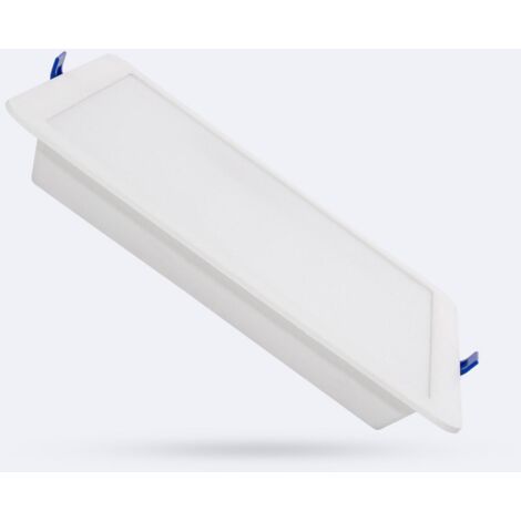 Dalle LED 18W Carrée SOLID Coupe 210x210 mm 3000K Non Dimmable Blanc chaud