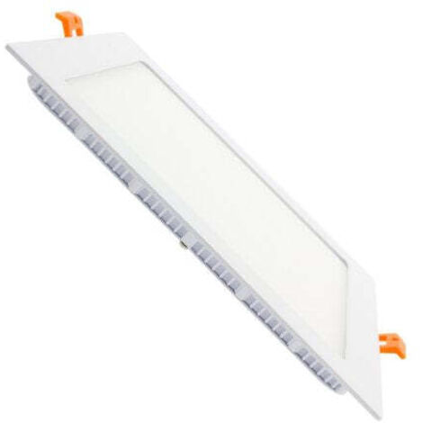 Dalle LED 20W Carrée Extra-Plate Coupe 215x215 mm 3000K Blanc chaud