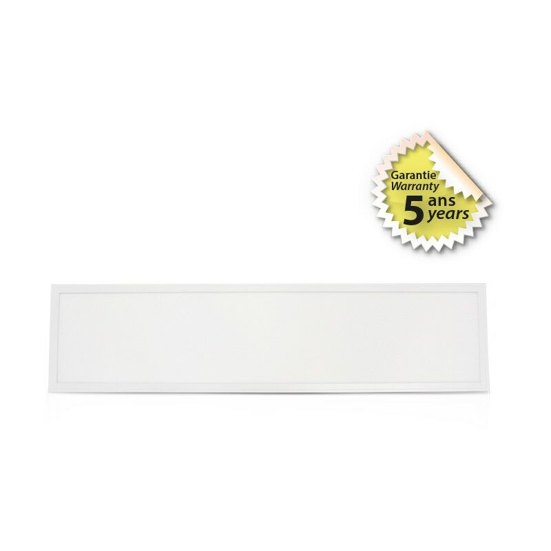 Dalle led galaxie 36W 1200x300 mm Miidex Lighting blanc-froid-6000k - blanc - 1200-x-300-mm