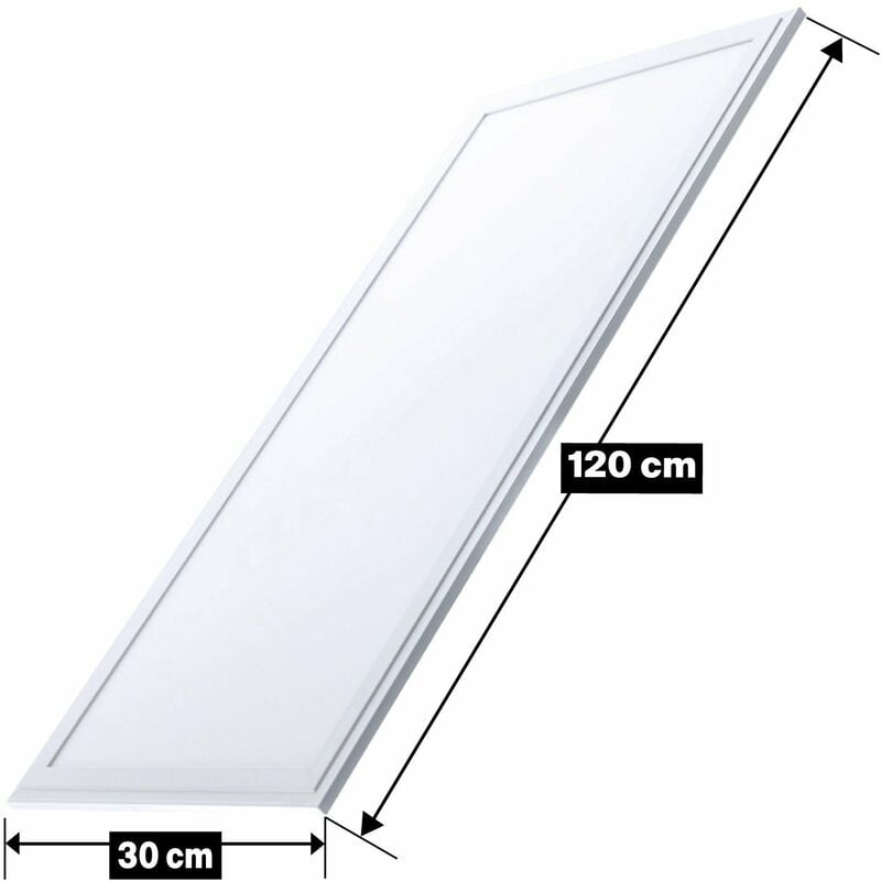Dalle LED 40W 120X30 PMMA Blanc Neutre 4000k Haute Luminosité