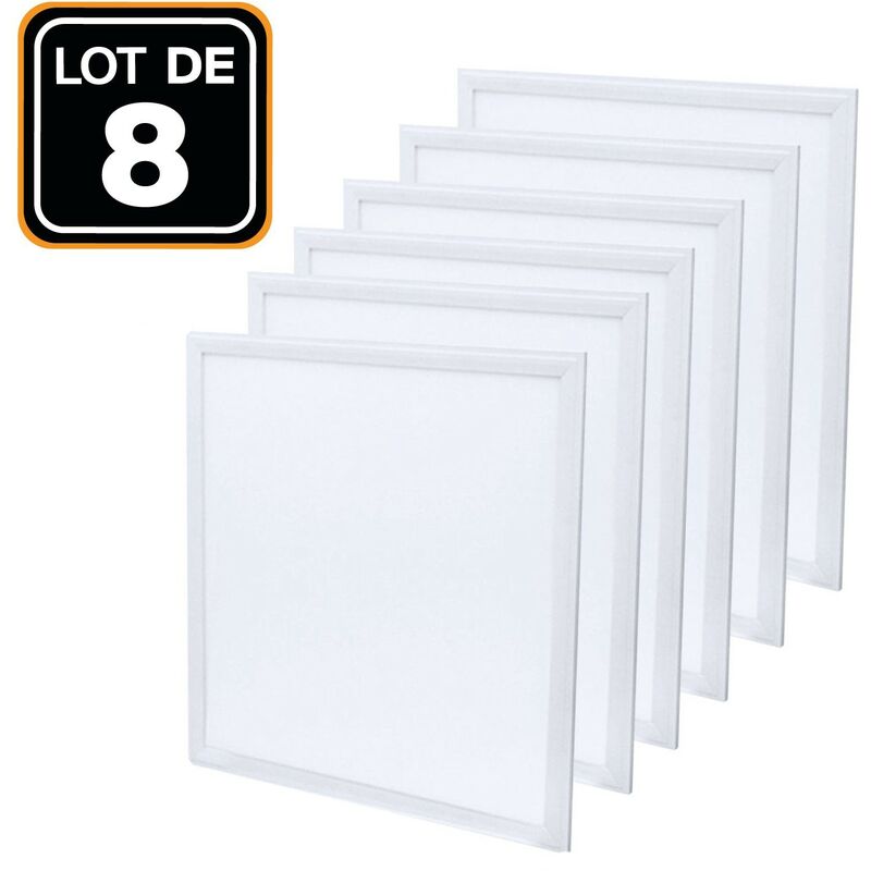 

Panel led 600 x 600 40 W lote de 8 piezas blanco neutro 4000 K Alta luminosidad - Varios modelos disponibles