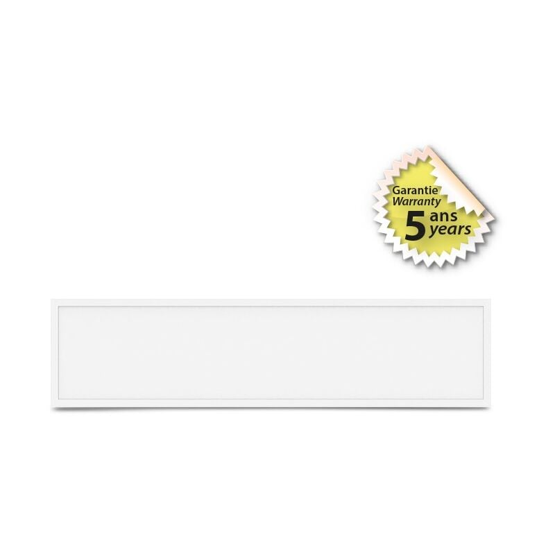 Dalle led galaxie 28W 1200x300 mm Miidex Lighting blanc-froid-6000k - blanc - 1200-x-300-mm