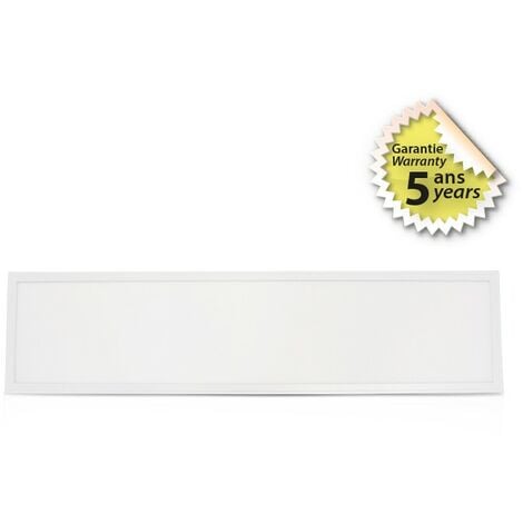 VISION-EL Plafonnier blanc Led Slim 295 x 1195mm 36W GALAXIE 6000K Blanc froid - 3800Lm