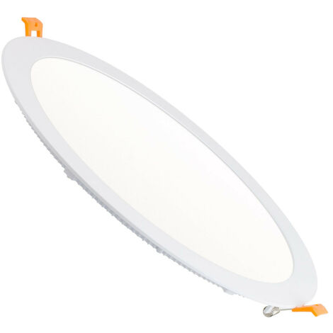 Dalle LED Ronde Extra Plate 30W Coupe Ø280 mm Blanc Froid 5000K - 5500K 120º