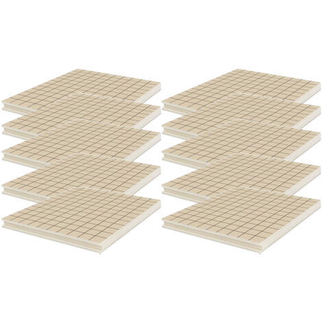 Dalle lisse polyuréthane R2,20, Ep.48 mm - Lot de 10 dalles (11,7 m²)