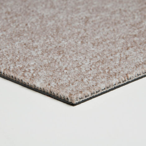 Dalle moquette bouclée 50x50 cm – 100% polypropylène – Pose plombante sans colle – Antidérapante et résistante à l’effilochage – Schatex