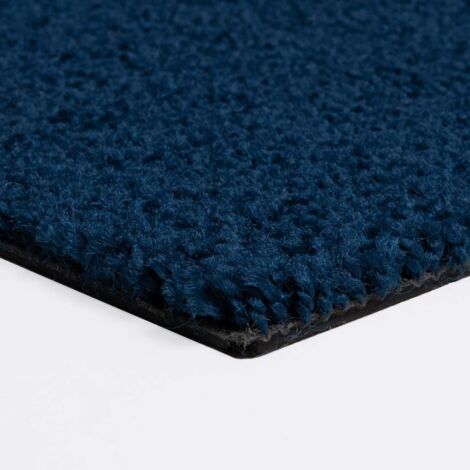 Dalle moquette modulaire sans colle 50x50 cm Dalle moquette plombante bureau bleu foncé Moquette professionnelle aiguilletée en dalles