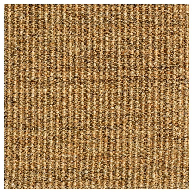 Deladeco - Dalle moquette sisal tissée Madera i Chaume 50x50 - Chaume