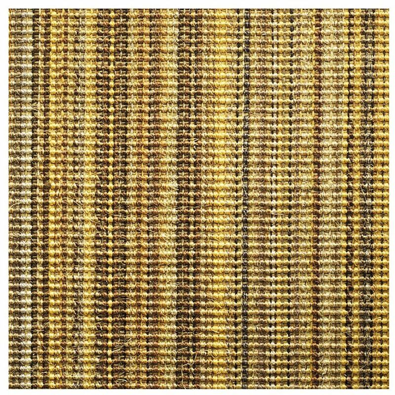 Deladeco - Dalle moquette sisal tissée Madera ii, dim. 50x50 cm Ligné gris - Ligné gris