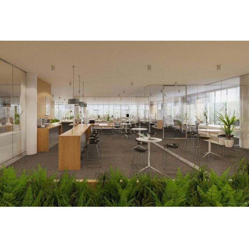 Dalle moquette tuftée bouclée polyamide Azienda Marron 50x50