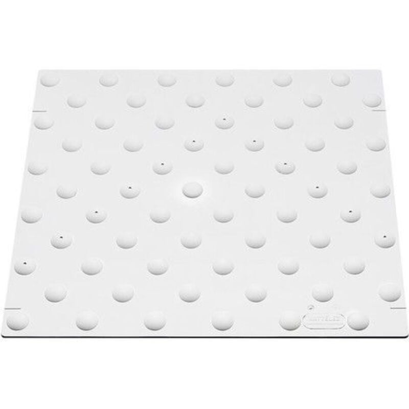 Bande d'éveil à la vigilance et podotactile 6300 extérieure - à coller - 400 x 815 mm - Blanc - wattelez