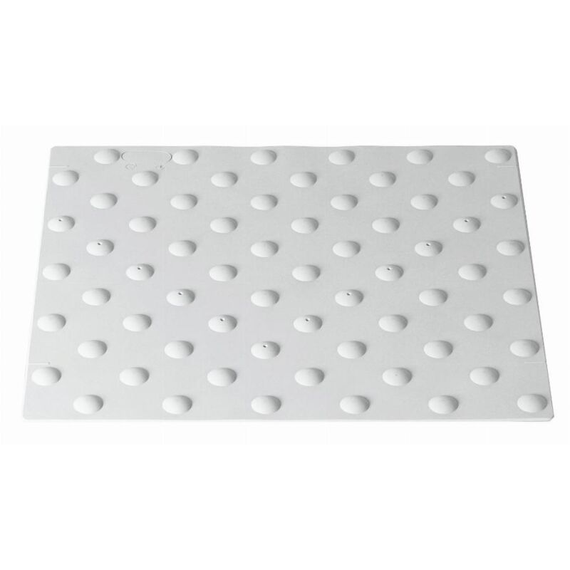 Duval - Dalle d'éveil à la vigilance Blanche 400 x 1330 a coller