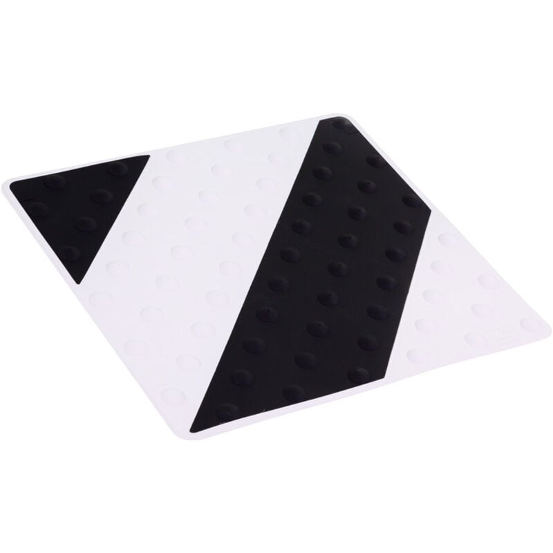 Novap - Dalle podotactile intérieure/extérieure Noir/Blanc - 6102076