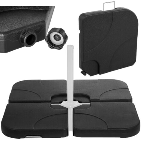 Dalle Pour Parasol Déporté à Remplir D’Eau Ou De Sabl