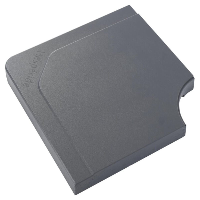 Dalle pour parasol Stacio ardoise 15kg en béton - Hespéride