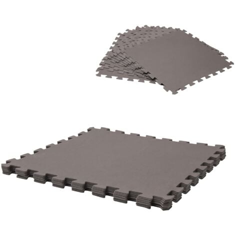Dalle pour piscine imprimé taupe  50x50cm  3mm 9 pièces WERKA PRO