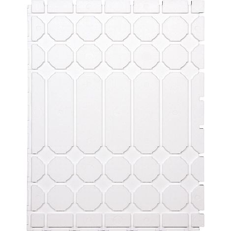 Dalle pour plancher chauffant sec
