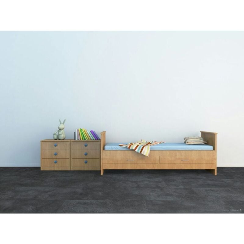 Dalle pvc à clipser Nolwenn iii Sterling 45,08x90,80 - Dimensions:45,08x90,80 - Sterling -1.64 m2