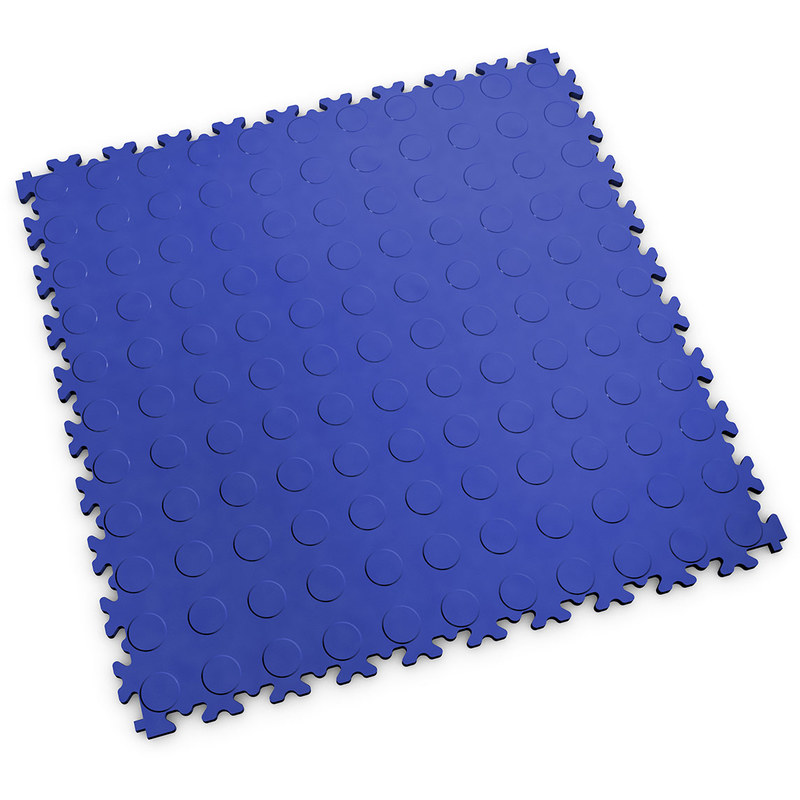 Fortelock - Dalle pvc garage Industry 2040 'Pastille Bleu' - 50 x 50 cm (4 dalles = 1 m²)