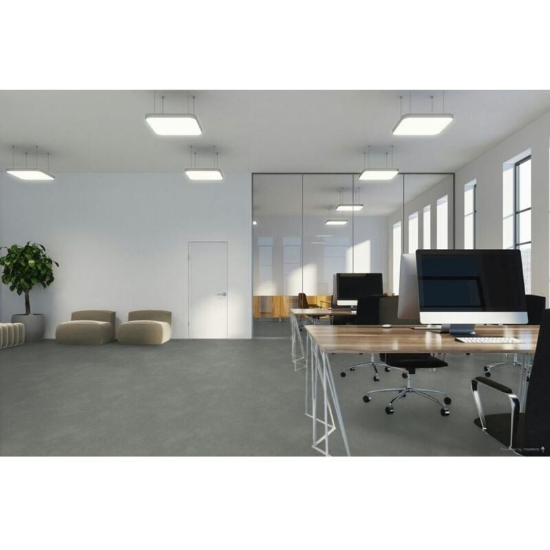 Dalle pvc xl plombante Albin i Brasilia 100x100 - Dimensions:100x100 - Brasilia -2 m2