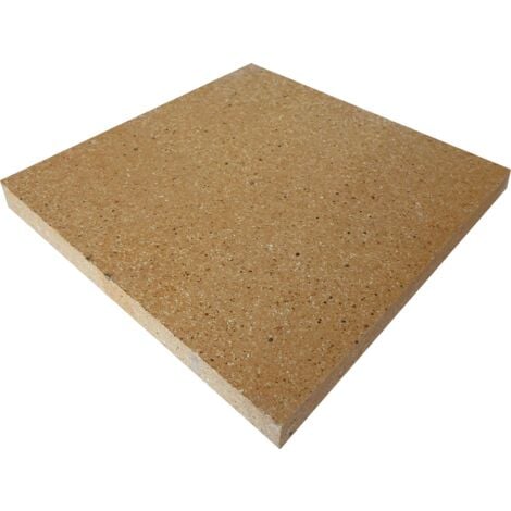Dalle réfractaire dense 200 x 200 x 30 mm - 30 % d'alumine