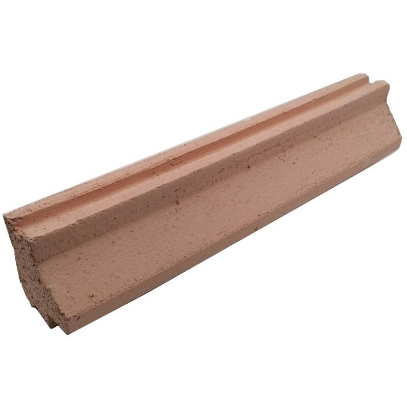 Dalle réfractaire double rainure (avec support) 600 x 124 x 60 mm