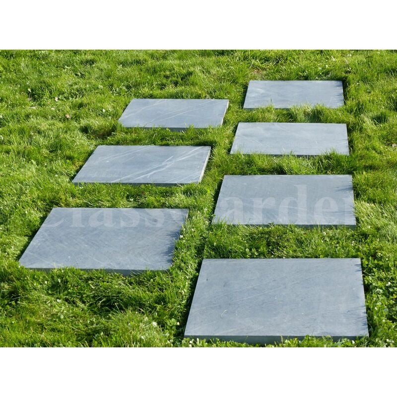 Dalle Sciée Pas Japonais 50x50 pack 14 pièces