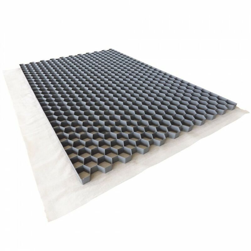 Nidaplast - Stabilisateur gravier 1200 x 800 x 30 mm Gris 0.96m² - Gris