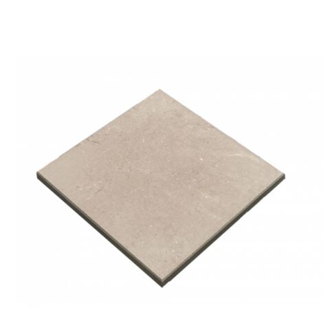Dalle terrasse béton composite recyclé 50x50x3 cm - 7 kg : facile à poser - Sable